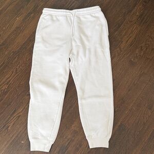 Classic White Men's Jogger Pants
